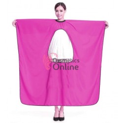 Pelerina de tuns lunga cu fereastra transparenta FRS06 110x140 Magenta